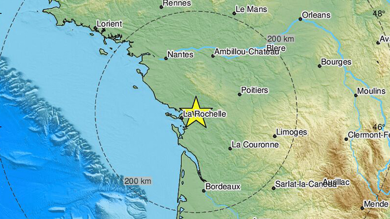 Σεισμική δόνηση 4,9 Ρίχτερ στη Γαλλία